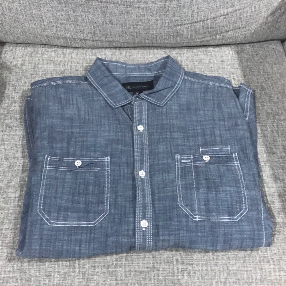 INC International Concepts Men’s denim shirt